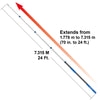 24 Feet Telescopic Extension Pole